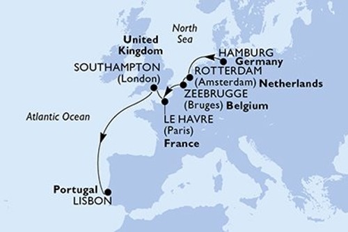 Cruise itinerary