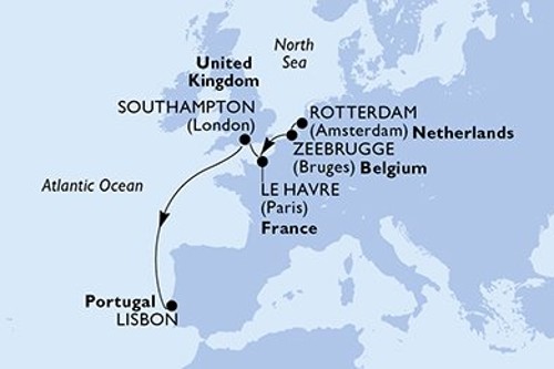 Cruise itinerary