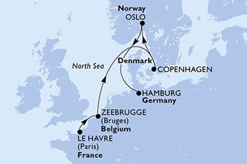 Cruise itinerary