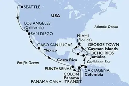 Cruise itinerary
