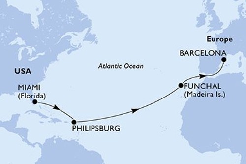Cruise itinerary