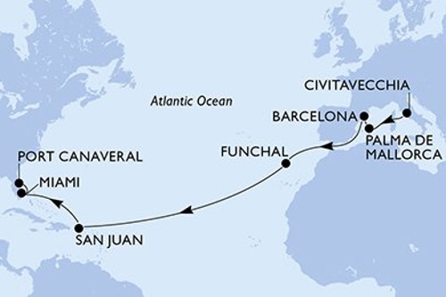 Cruise itinerary