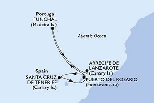 Cruise itinerary