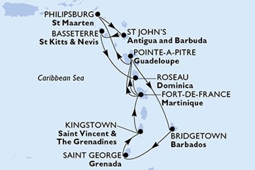 Cruise itinerary