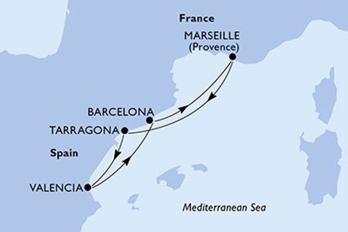 Cruise itinerary