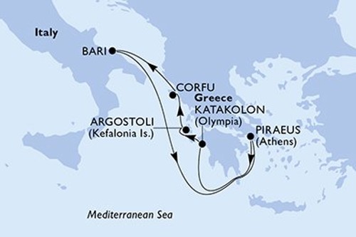 Cruise itinerary