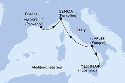 Cruise itinerary