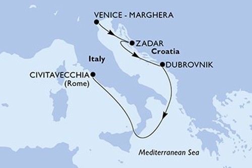 Cruise itinerary