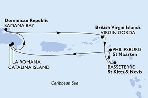Cruise itinerary