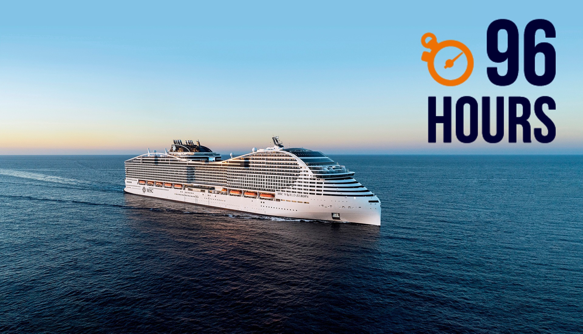 MSC Cruises: 96 hours x2