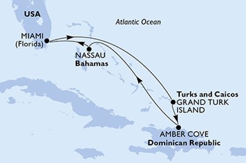 Cruise itinerary