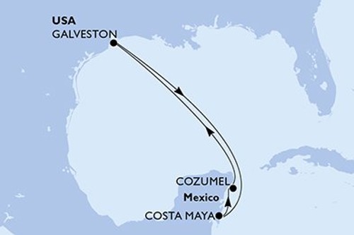 Cruise itinerary