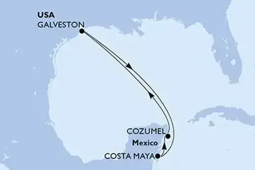 Маршрут круиза