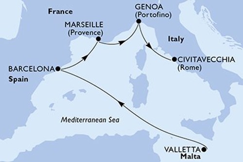 Cruise itinerary