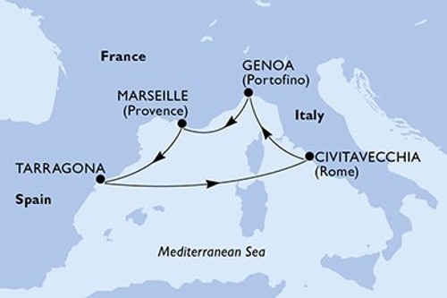 Cruise itinerary