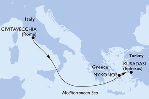 Cruise itinerary