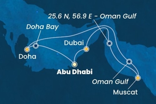 Cruise itinerary