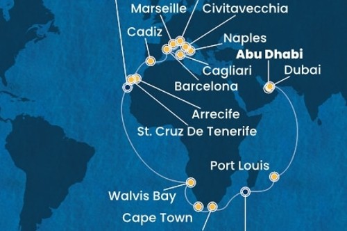 Cruise itinerary