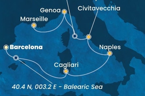 Cruise itinerary