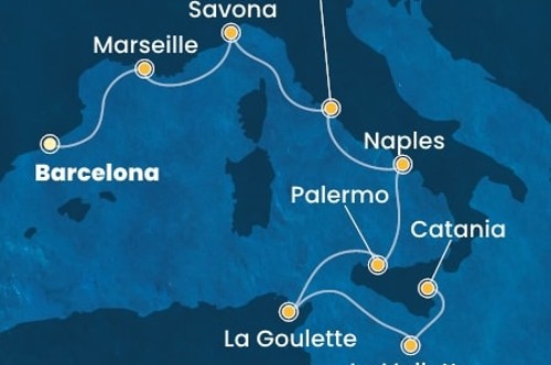 Cruise itinerary