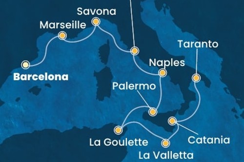 Cruise itinerary