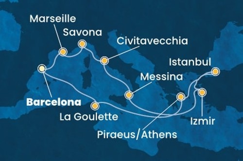 Cruise itinerary