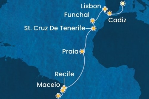 Cruise itinerary