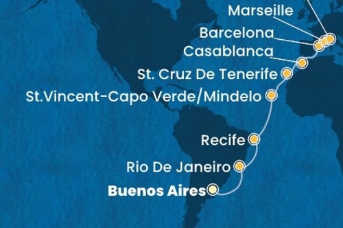 Cruise itinerary