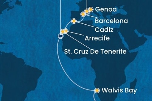 Cruise itinerary