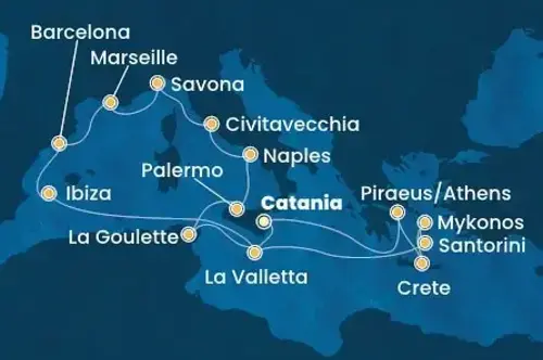 Маршрут круиза