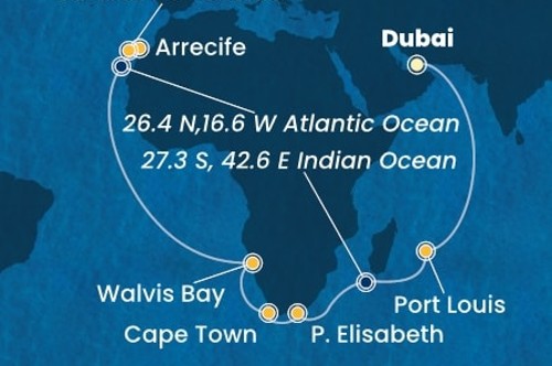Cruise itinerary