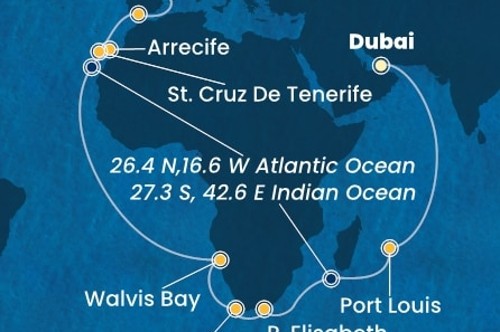 Cruise itinerary
