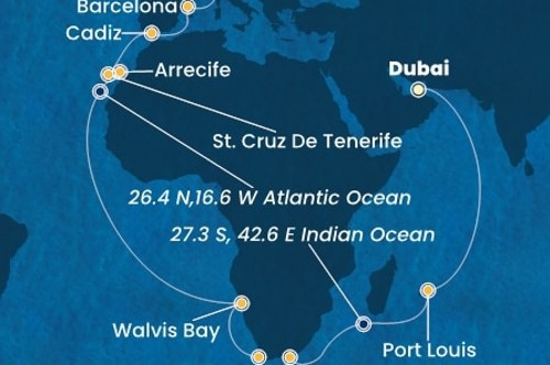 Cruise itinerary