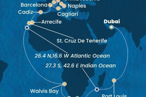Cruise itinerary