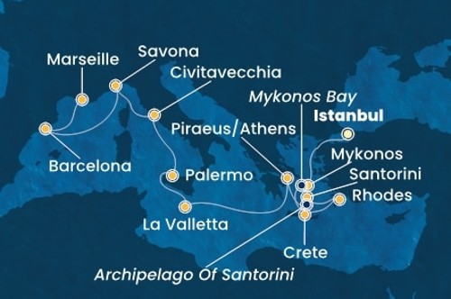 Cruise itinerary