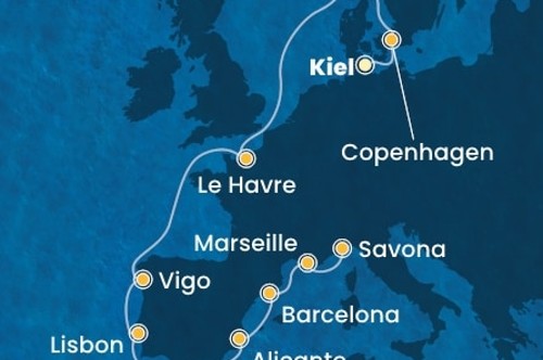 Cruise itinerary