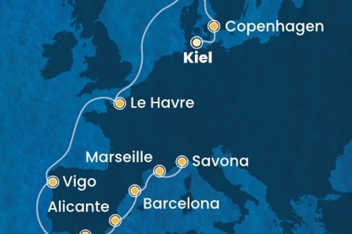 Cruise itinerary