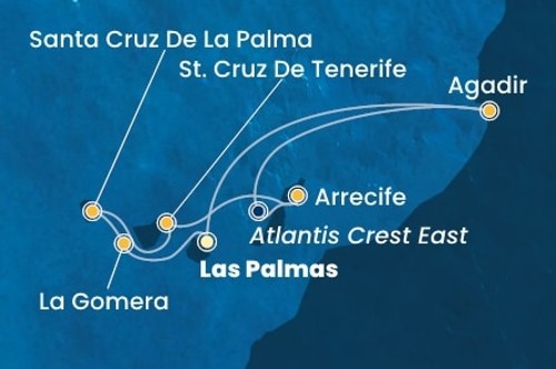 Cruise itinerary