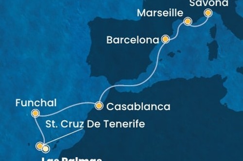Cruise itinerary