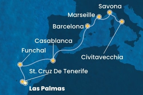 Cruise itinerary