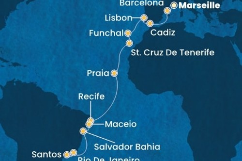 Cruise itinerary