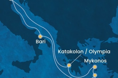 Cruise itinerary