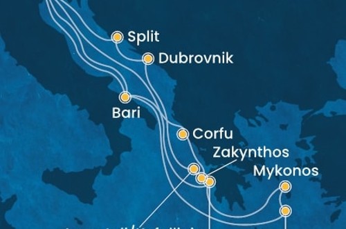 Маршрут круиза