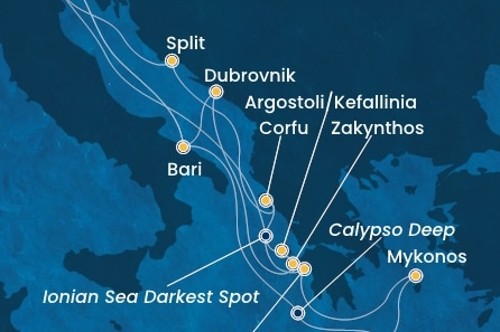 Cruise itinerary