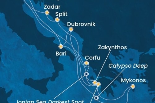 Cruise itinerary