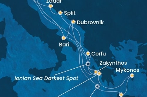 Cruise itinerary