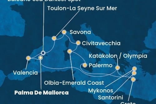 Cruise itinerary