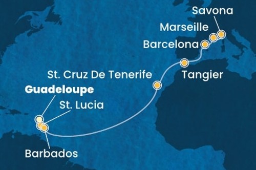 Cruise itinerary