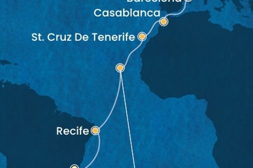 Cruise itinerary