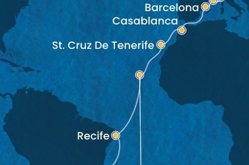 Cruise itinerary